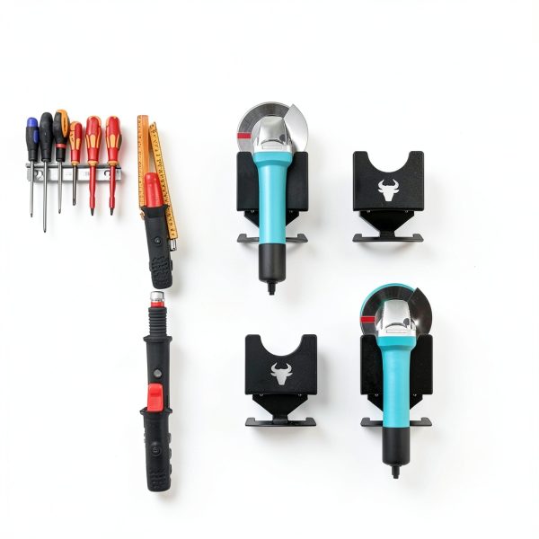 Heavy-Duty Angle Grinder Stand by Ecqizer – Metal Wall Mount-3
